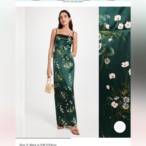 Reformation silk dress